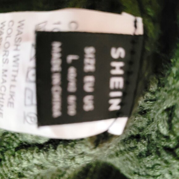 Green Cardigan with Buttons - Picture 3 of 3